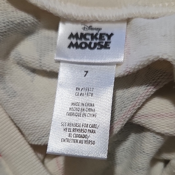 Disney Mickey Mouse Expressions Sweatshirt - White and Black - Picture 5 of 5